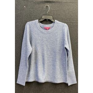 Lilly Pulitzer Blue Sequin Knit Sweater – Women’s XL